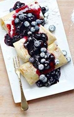 Blueberry Blintzes