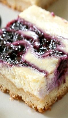 Blueberry Lemon Cheesecake Bars