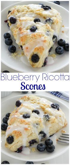 Blueberry Ricotta Scones