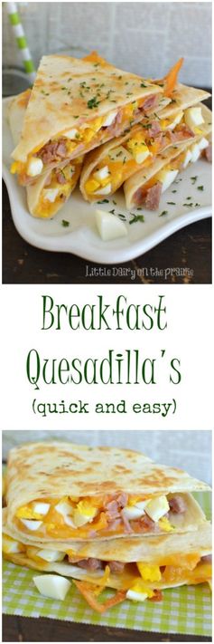 Breakfast Quesadillas