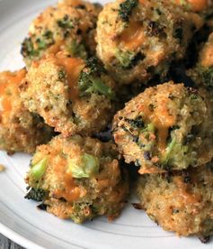 Broccoli Cheddar Quinoa Bites