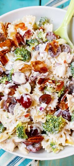 Broccoli, Grape, and Pasta Salad