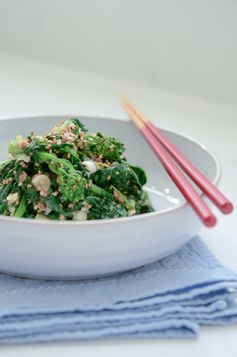 Broccoli Rabe Salad with Soybean Paste