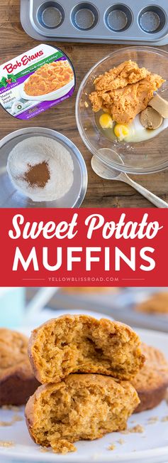 Brown Sugar Sweet Potato Muffins