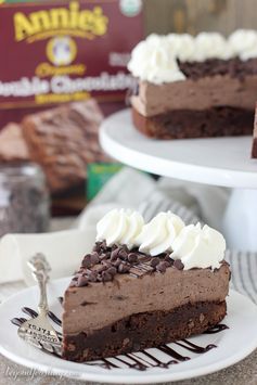 Brownie Bottom Chocolate Mousse Cake