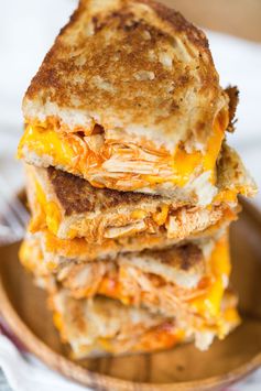 Buffalo Chicken Grilled Cheese Sandwiches