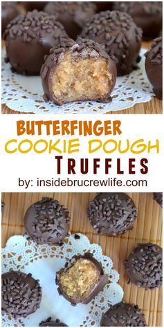 Butterfinger Cookie Dough Truffles