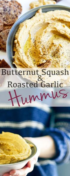 Butternut Squash & Roasted Garlic Hummus