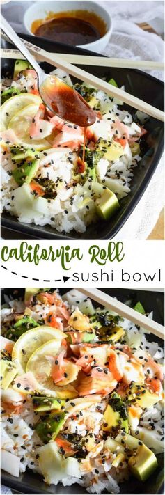 California Roll Sushi Bowl