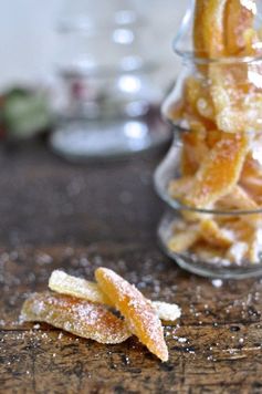 Candied Orange Peel (The Best DIY Christmas Gift