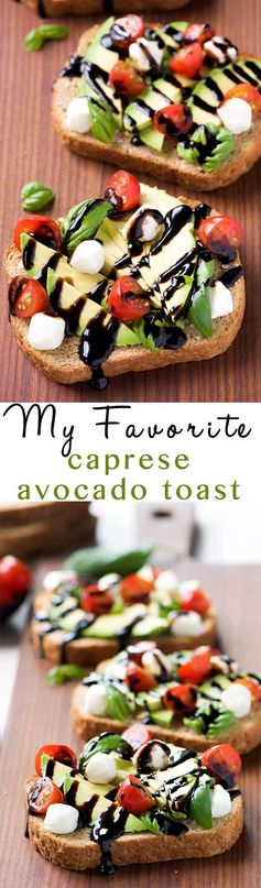 Caprese Avocado Toast