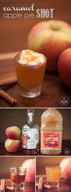 Caramel Apple Pie Shot