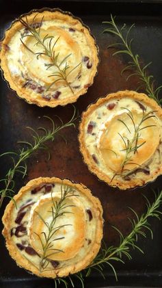 Caramelised Red Onion & Goats Cheese Tarts