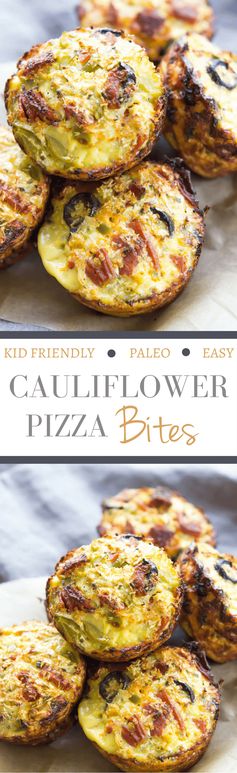 Cauliflower Pizza Bites