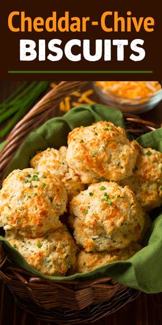 Cheddar-Chive Drop Biscuits