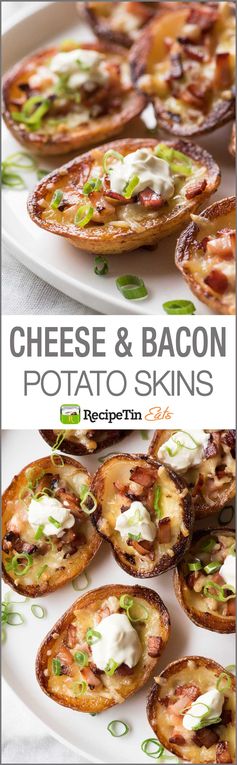 Cheese and Bacon Potato Skins