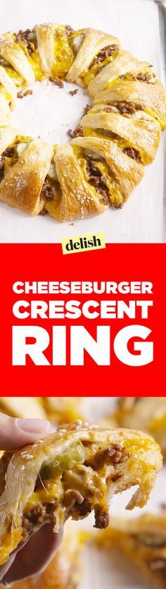 Cheeseburger Crescent Ring