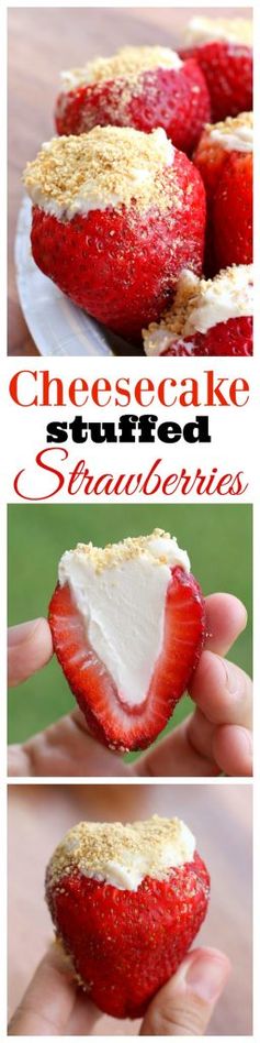 Cheesecake Stuffed Strawberries and Mother’s Day