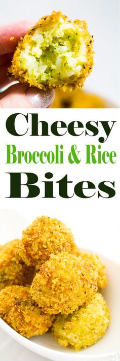 Cheesy Broccoli and Rice Bites