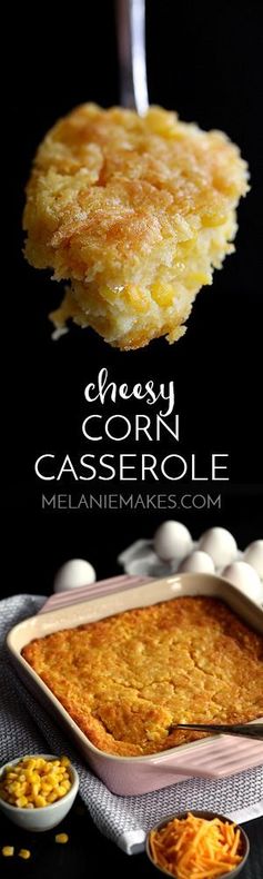 Cheesy Corn Casserole + Giveaway