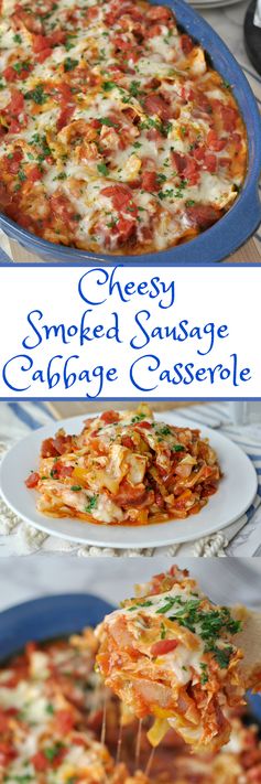 Cheesy Sausage and Cabbage Casserole – Low Carb, Gluten Free