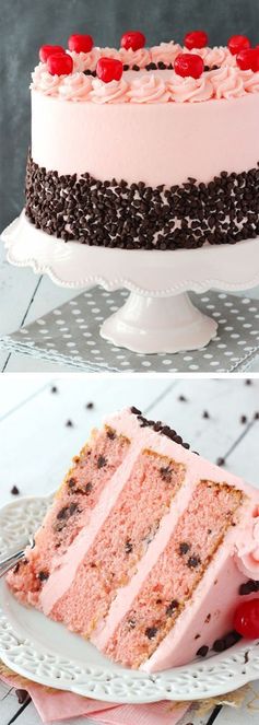 Cherry Chocolate Chip Cake