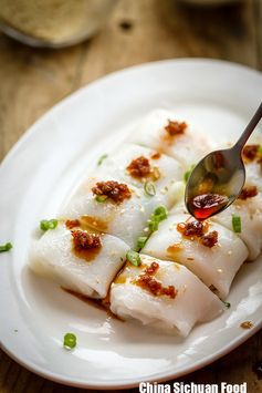 Cheung Fun (Steamed Rice Noodles