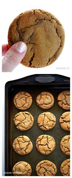 Chewy Ginger Molasses Cookies