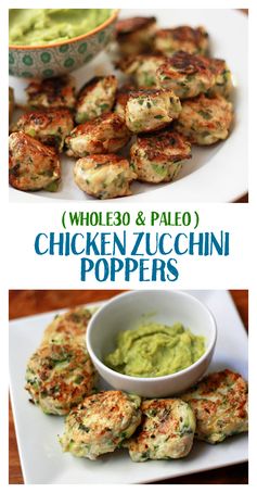 Chicken & Zucchini Poppers (GF, DF