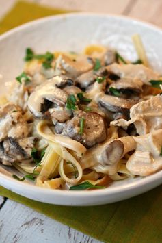 Chicken Mushroom Fettuccine