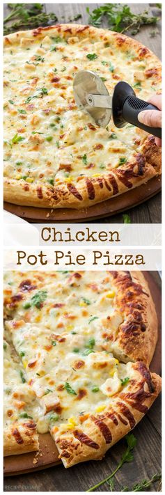 Chicken Pot Pie Pizza