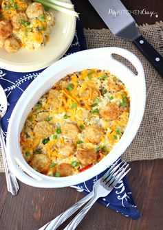 Chicken Ranch Tater Tot Casserole