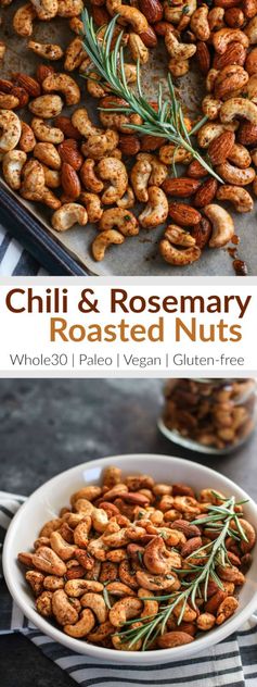 Chili and Rosemary Roasted Nuts