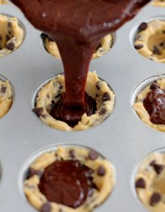 Chocolate Chip Brownie Tarts