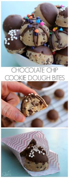 Chocolate Chip Cookie Dough Bites