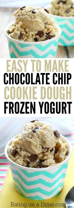 Chocolate Chip Cookie Dough Frozen Yogurt