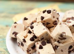 Chocolate Chip Cookie Dough Fudge