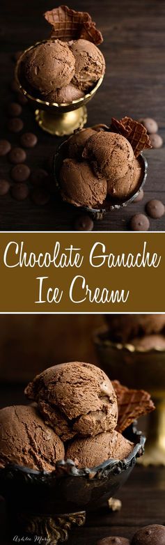 Chocolate Ganache Ice Cream