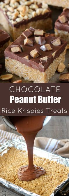 Chocolate Peanut Butter Rice Krispies® Treats