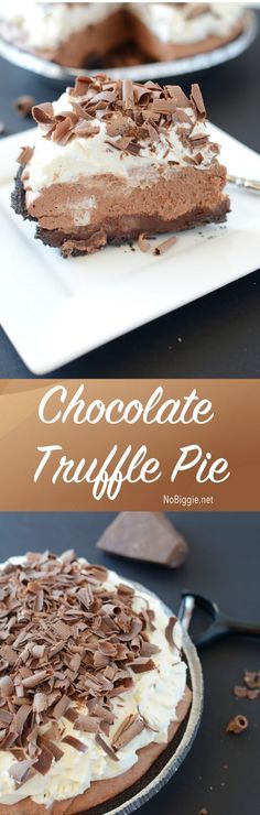 Chocolate Truffle Pie