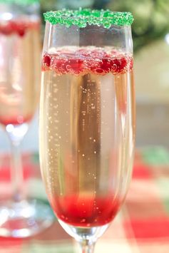 Christmas Champagne Cocktail