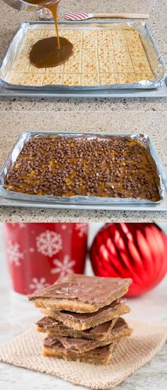 Christmas Crack (aka saltine cracker toffee