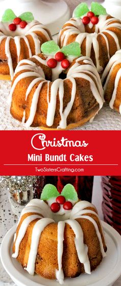 Christmas Mini Bundt Cakes