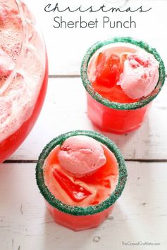 Christmas Sherbet Punch