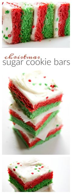 Christmas Sugar Cookie Bars