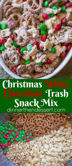 Christmas White Chocolate Trash Snack Mix