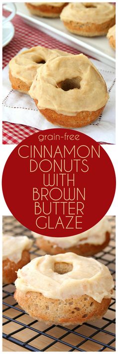 Cinnamon Donuts with Browned Butter Glaze