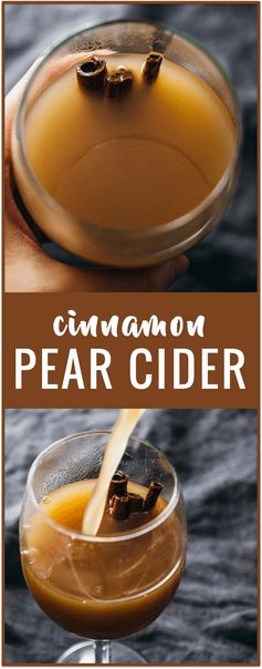 Cinnamon pear cider