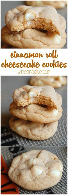 Cinnamon Roll Cheesecake Cookies