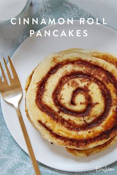 Cinnamon Roll Pancakes